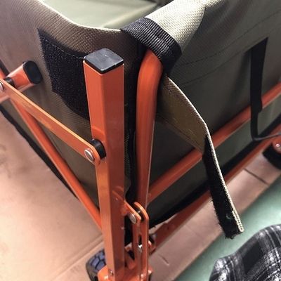 Koło PCV Pomarańczowy Składany Wagon Przenośny Wózek Plażowy Wózek Camping Wagon