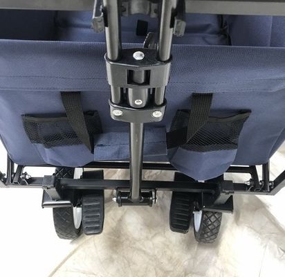 Składany składany wagon użytkowy na zewnątrz z hamulcem