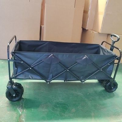Utility Bardzo duży składany wagon Przenośny składany wózek z szerokimi kołami