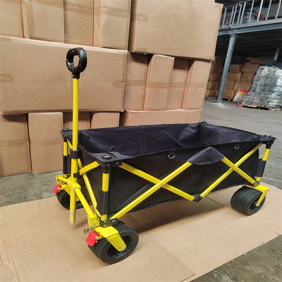 Wielofunkcyjny składany wagon plażowy Push Pull Składany wagon z czterema kołami 60KGS
