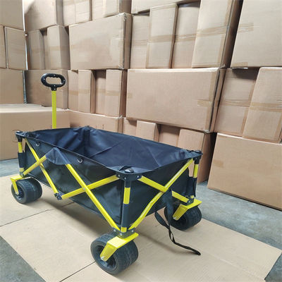 Wielofunkcyjny składany wagon plażowy Push Pull Składany wagon z czterema kołami 60KGS