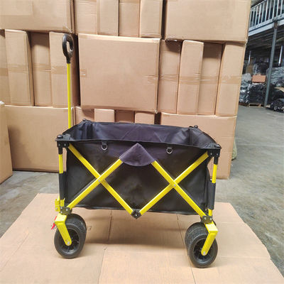 Wielofunkcyjny składany wagon plażowy Push Pull Składany wagon z czterema kołami 60KGS