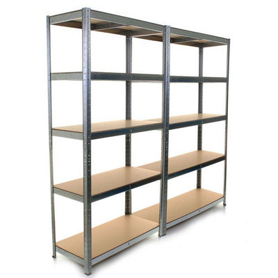 900 * 450 * 1800 Bezśrubowy regał magazynowy 5 poziomów Heavy Duty Bezśrubowy system regałów garażowych