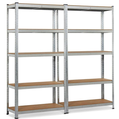 900 * 450 * 1800 Bezśrubowy regał magazynowy 5 poziomów Heavy Duty Bezśrubowy system regałów garażowych