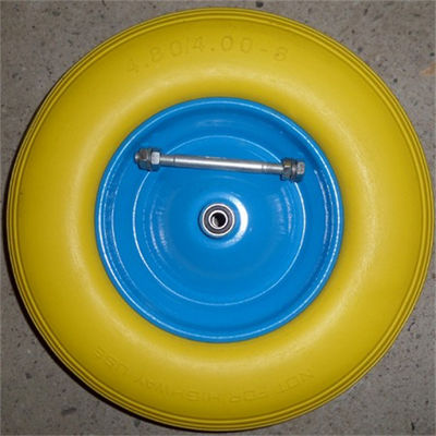 4.00-8 Solidne koła pneumatyczne Płaskie opony poliuretanowe składane Wagon Beach Wheels