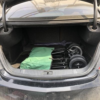 8-calowy składany wózek plażowy Lekki składany wózek z tkaniny Oxford 600D