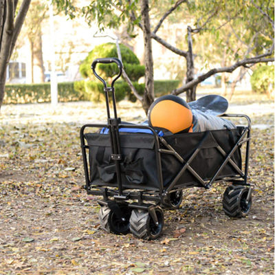 4 koła składany składany wagon Utility składany wózek na zewnątrz Camping