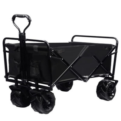 4 koła składany składany wagon Utility składany wózek na zewnątrz Camping