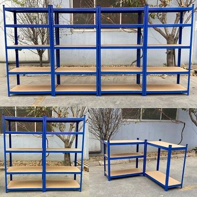 MDF Boltless Heavy Duty Regały 5-poziomowy garaż metalowy regał półkowy