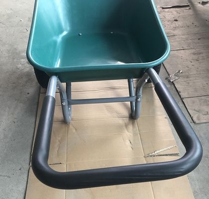 Wytrzymały składany wózek ręczny Plastikowy 2-kołowy stalowy taczka Pneumatyczna opona