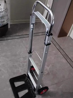 Przemysłowy aluminiowy składany wózek ręczny Lekkie składane wózki workowe