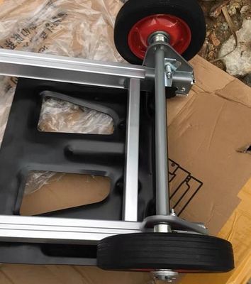 Przemysłowy aluminiowy składany wózek ręczny Lekkie składane wózki workowe