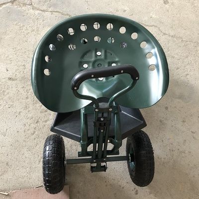 Regulowane siedzenie do pracy w ogrodzie Rolling Seat do wózka ogrodniczego z obrotowym siedziskiem