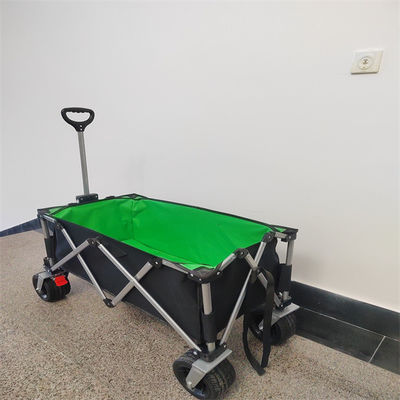 Camping Outdoor Składany ręczny wózek Wagon z niestandardowym kołem PU z tkaniny