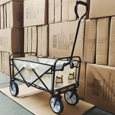Koła pcv Camping Wagon Cart Składany wózek bagażowy z pojedynczym uchwytem i ściereczką