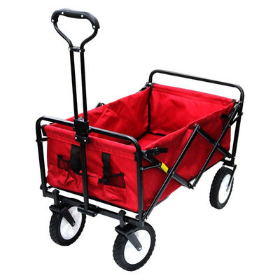 Składany wózek składany na cztery koła Wózek ogrodowy Pull Heavy Duty