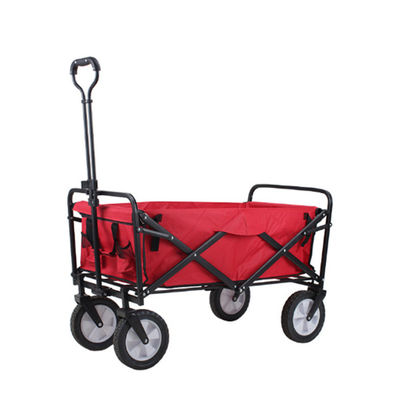 Składany wózek składany na cztery koła Wózek ogrodowy Pull Heavy Duty