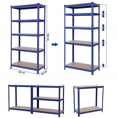 Custom Store 5-poziomowe regały magazynowe ze stali nierdzewnej do przechowywania