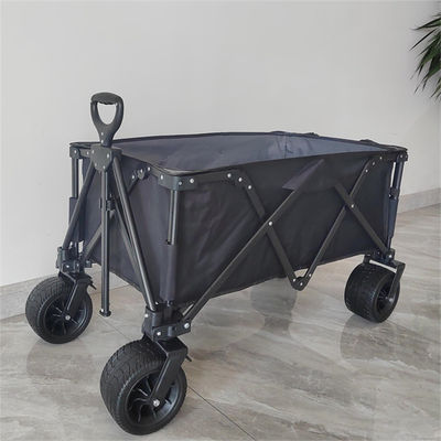 7-calowe koła Solidny toczący się lekki wózek Składany wózek Camping Push Pull Wagon