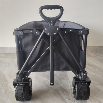 7-calowe koła Solidny toczący się lekki wózek Składany wózek Camping Push Pull Wagon