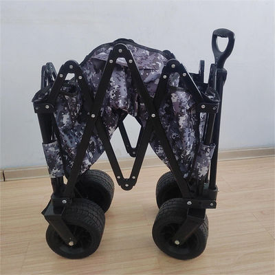Outdoor Garden Camping Składany wózek plażowy Wózek Stalowa rura do transportu