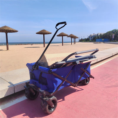 Koła PU Obciążenie 70 kg Outdoor Składany wagon na kółkach Camping Składany wagon platformowy