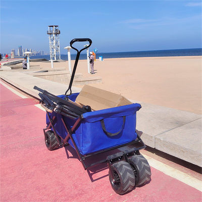 Koła PU Obciążenie 70 kg Outdoor Składany wagon na kółkach Camping Składany wagon platformowy