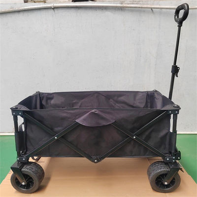 Wózek składany na cztery koła na zewnątrz Składany wózek narzędziowy Push Pull Wagon