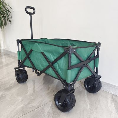 140LB Outdoor Camping Cart Łatwy w przenoszeniu Szeroki pu Koła Składany składany wagon