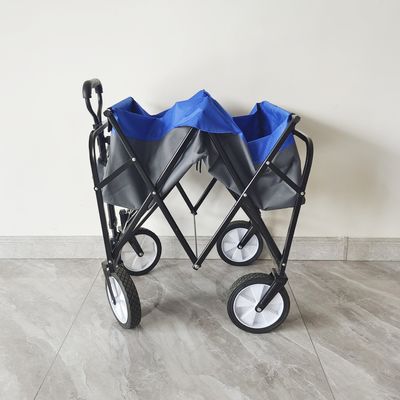Wóz kempingowy na zewnątrz 8 cali Koła składany wagon wózek ze składanym wózkiem serwisowym