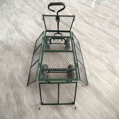 44.66 lbs Green Heavy Duty Detachable Garden Mesh Cart dla profesjonalistów