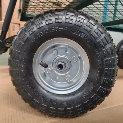 Bez wysiłku obsługa materiału z wózkiem z siatką ogrodową i jednym uchwytem