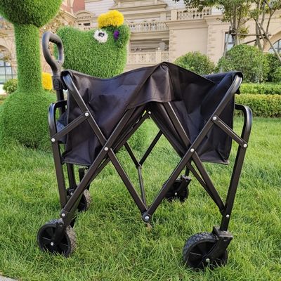 Stalowy ramy składany wóz wagon zbudowany z 600D Oxford PVC materiał tkanin